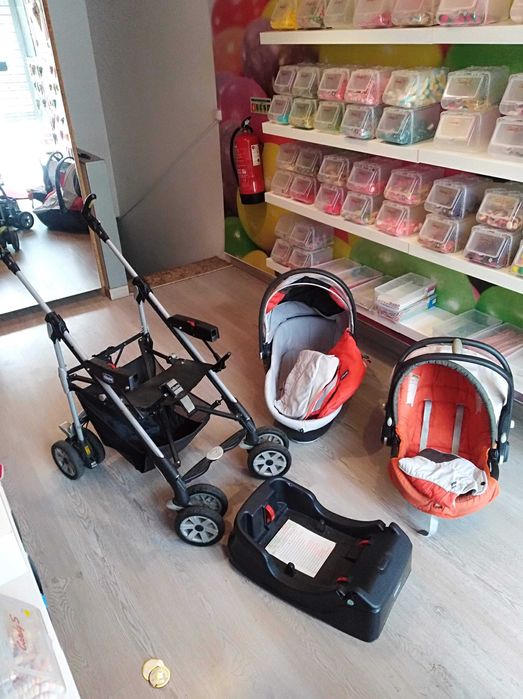 carrinho bebe chicco alcofa ovo isofix