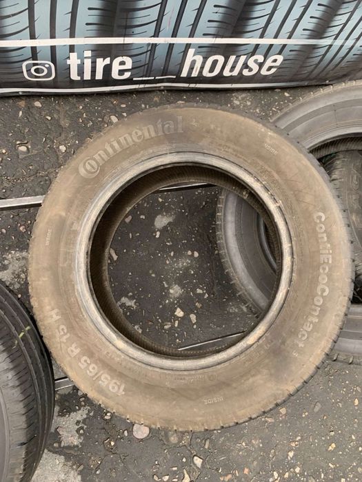 Шини  одиночки 195/65 R15 Continental+Goodyear літо 2023 рік 8,6,6/5,7 мм
