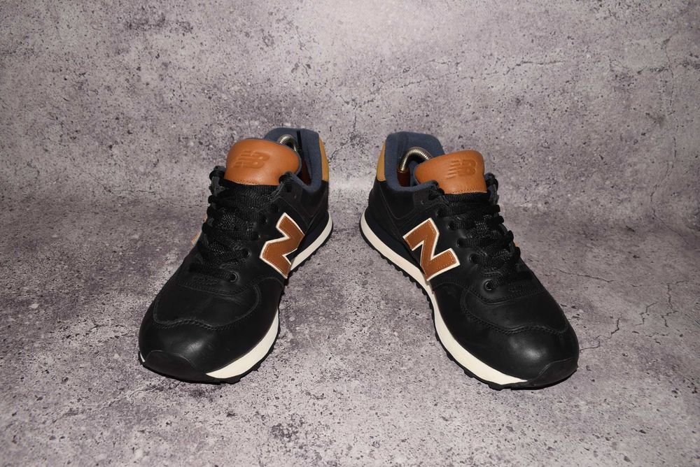 New Balance 574 Leather ( Чоловічі Шкіряні Кросівки Ньюбеланс Кожа 576 990 2002 us uk )