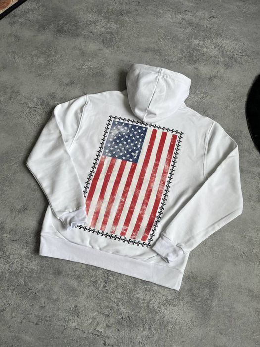 Худи Chrome Hearts USA біле з бірками