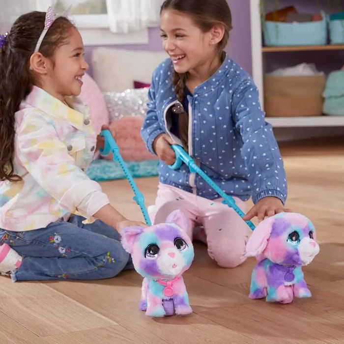 Набор интерактивный котенок и щенок Furreal Friends Walkalots, Hasbro