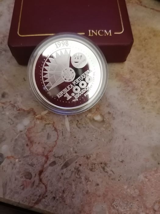 Moeda em Prata de 1.000$00 INCM