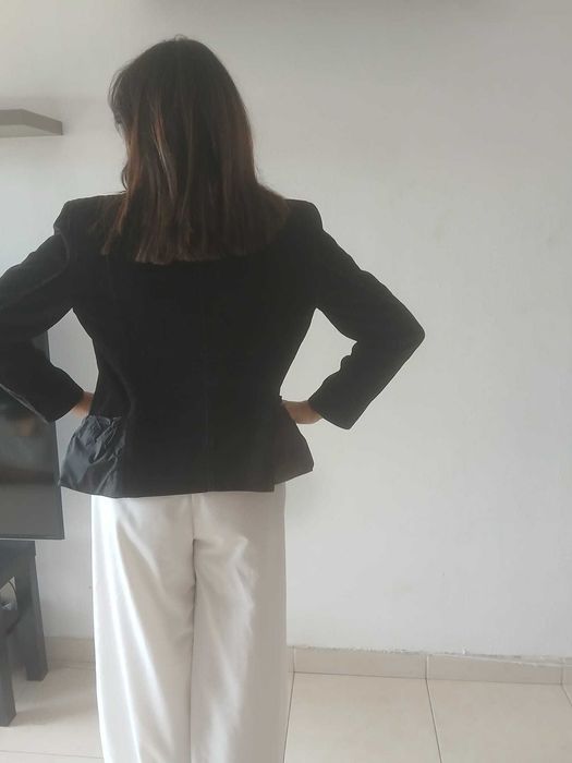 Casaco bombazine preto Purification Garcia