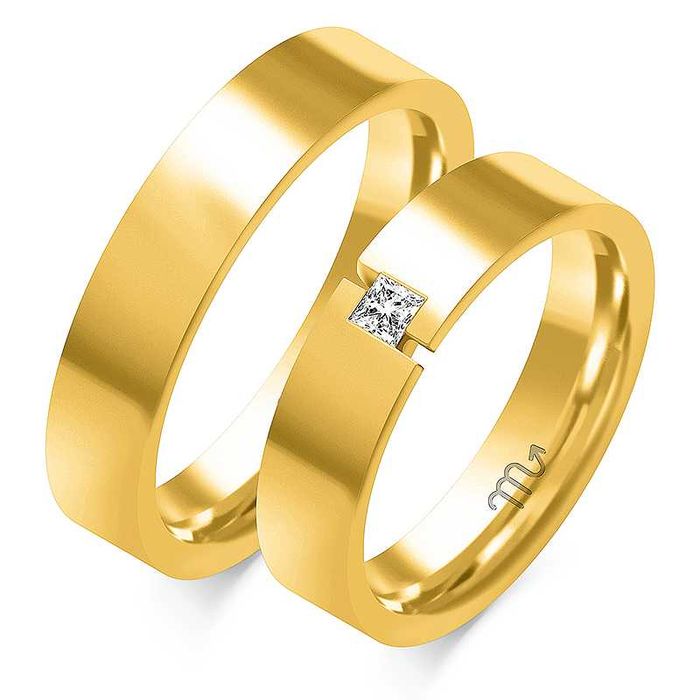 Nataliebizu Złote Obrączki Ślubne