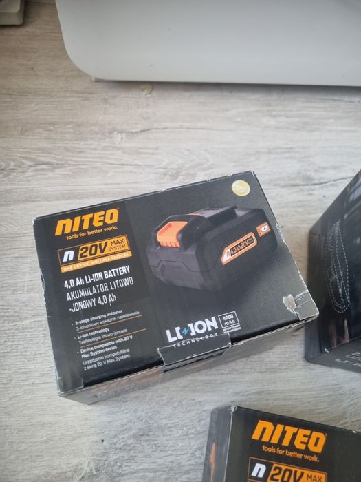 Zestaw NITEO 2X bateria i ładowarka