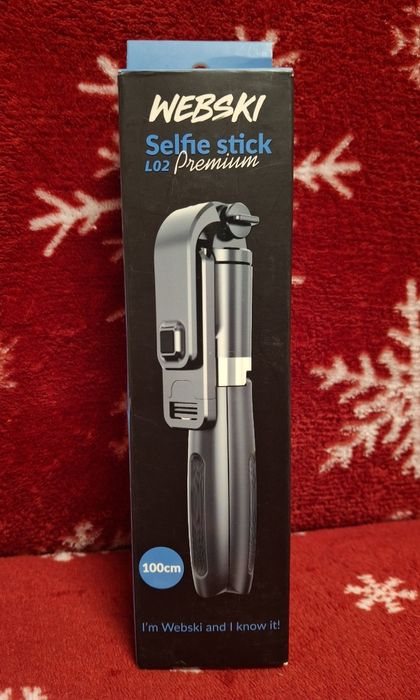 Selfie-stick Webski L02 Premium ze statywem do telefonu i kamer sportowych