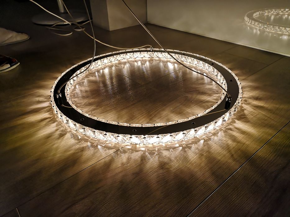 Lampa wisząca Shoshone chrom LED INSPIRE