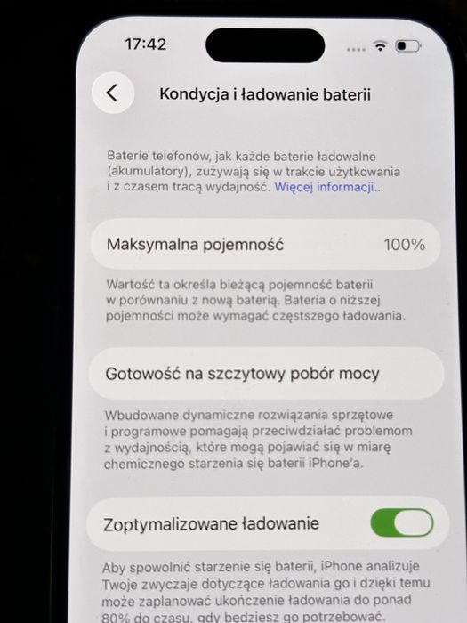 iPhone 14 pro 100% baterii 256 GB stan BDB
