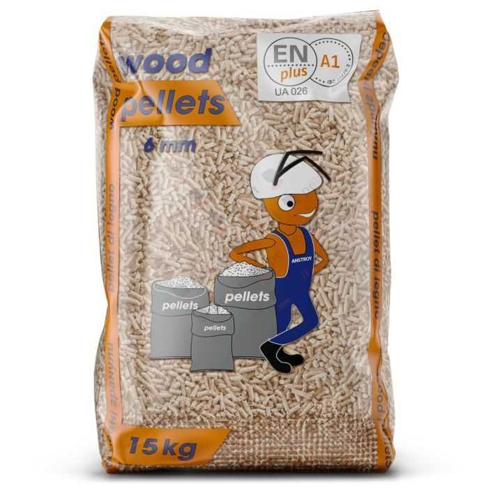 PELLET pelet sosnowy drzewny worki 15kg EN plus A1 dowóz 150 km GRATIS