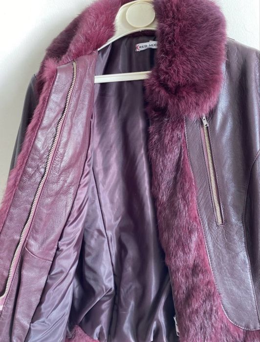 Casaco pele e pelo