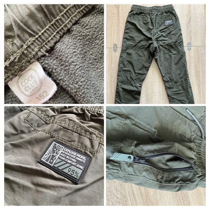 Zestaw 3x spodnie COOL CLUB r.152 materialowe + dresowe OCIEPLANE DARMOWA DOSTAWA