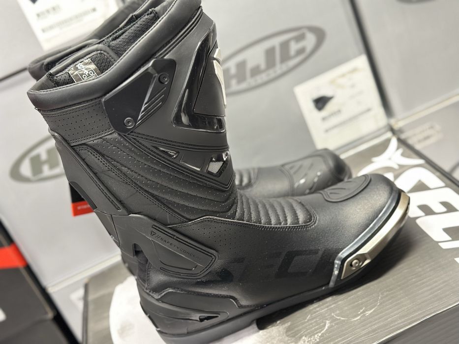 Sportowe buty motocyklowe SECA HYPER II CE Black 42,43,44, Slidery!