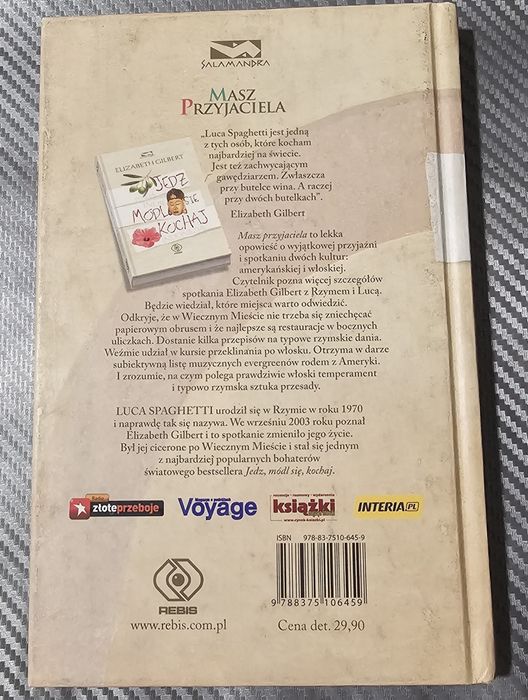 Masz przyjaciela. Jedz módl się, kochaj w Rzymie