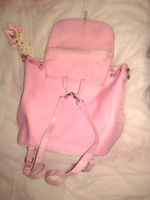 Рюкзак милый снеговик розовый