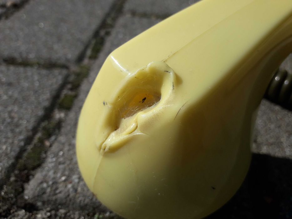 Stary telefon tarczowy z okresu PRL - u