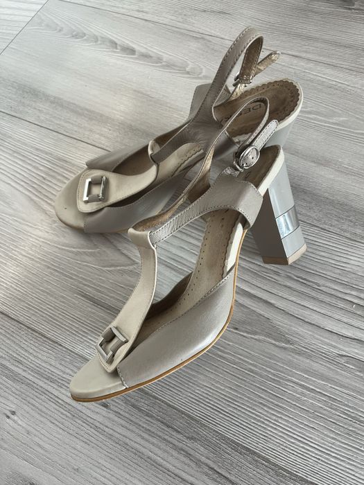 Deska buty obcasy skora skorzane 38