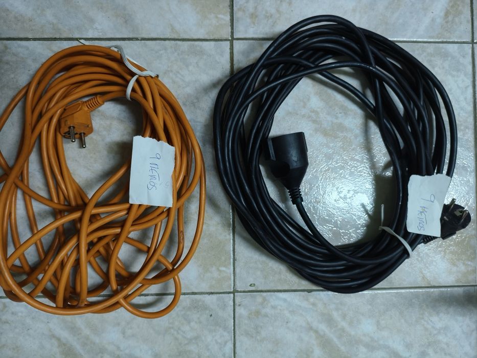 Extensões eléctricas..,no total 54 metros