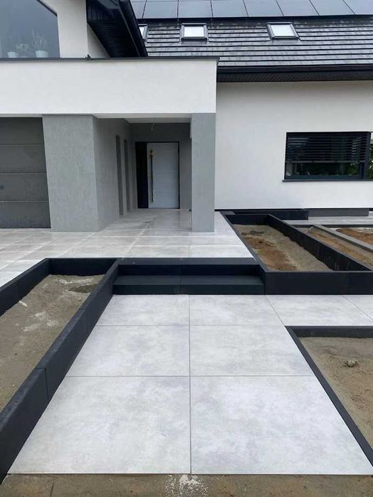 Płyty gresowe tarasowe Goliat 60x60x2cm white