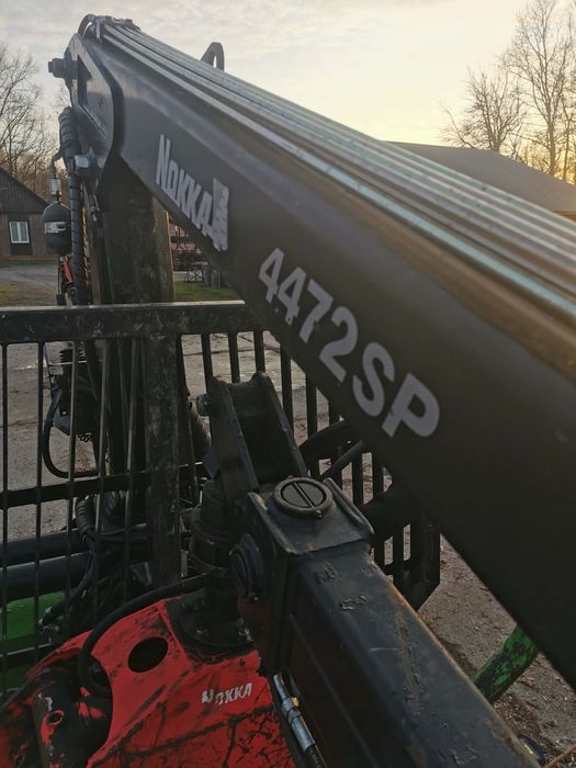 Przyczepa leśna Fao-Far 942 + Nokka 4472 SP