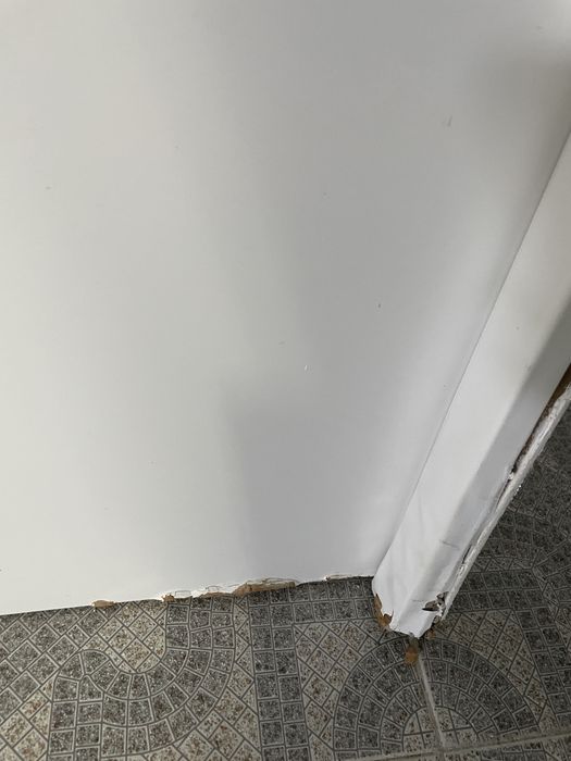 Porta de entrada blindada branca 205x85