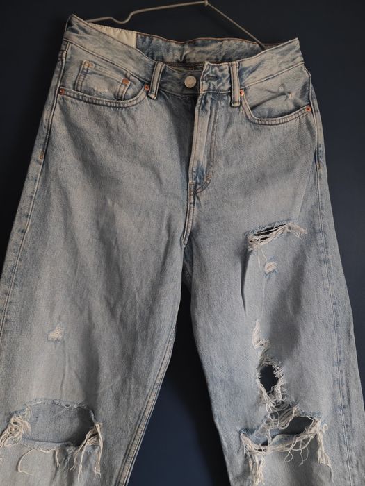 Spodnie dżinsowe H& M lost fit, rozmiar 29/32