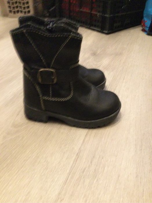 Botas em pele criança