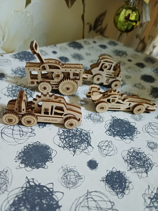 3D пазл, машинки