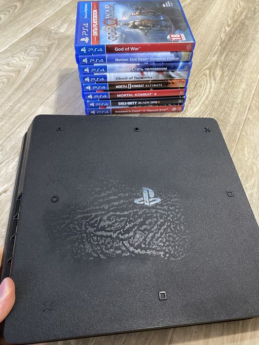 PS4 Slim 1tb | 60+ игр | 2 контроллера
