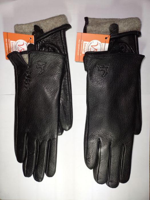 Кожаные Перчатки/Оленья Кожа/Замшевые/Женские/Мужские