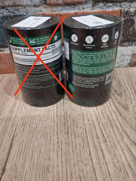 Ekstrakt z muszli Shilajit 100 % oryginalny