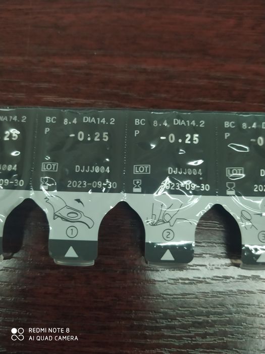 Soczewki do oczu minus 0,25