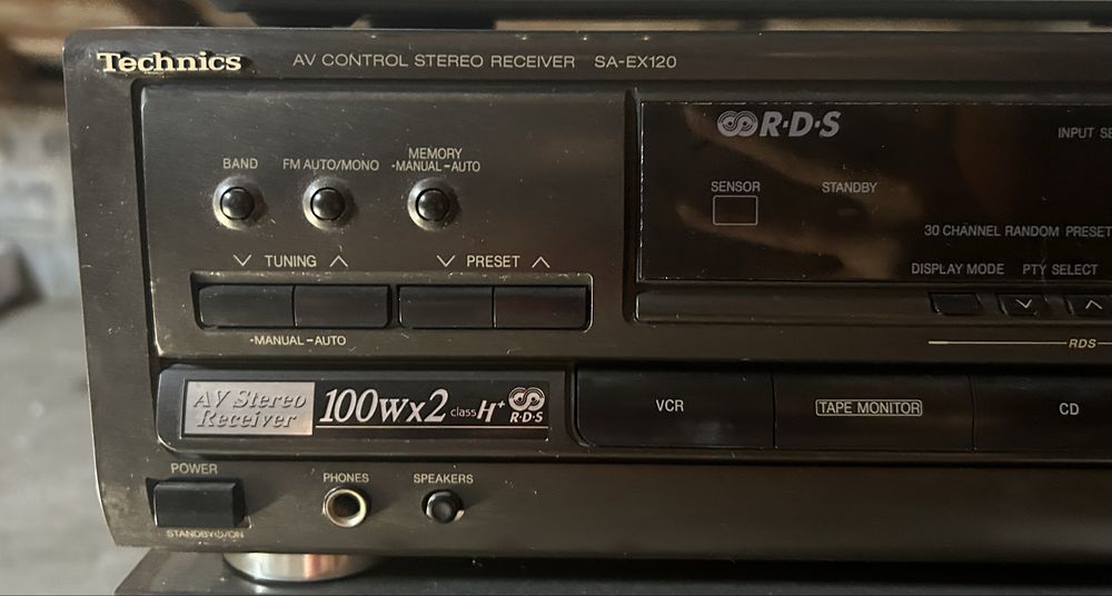 zestaw audio Technics + kolumny Alpha 200