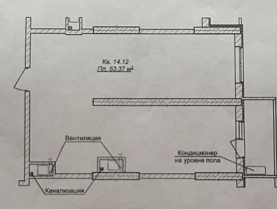 1-комнатная квартира по адресу ул. Спортивная (площадь 53,6 м²) - Atlanta.ua - фото 6