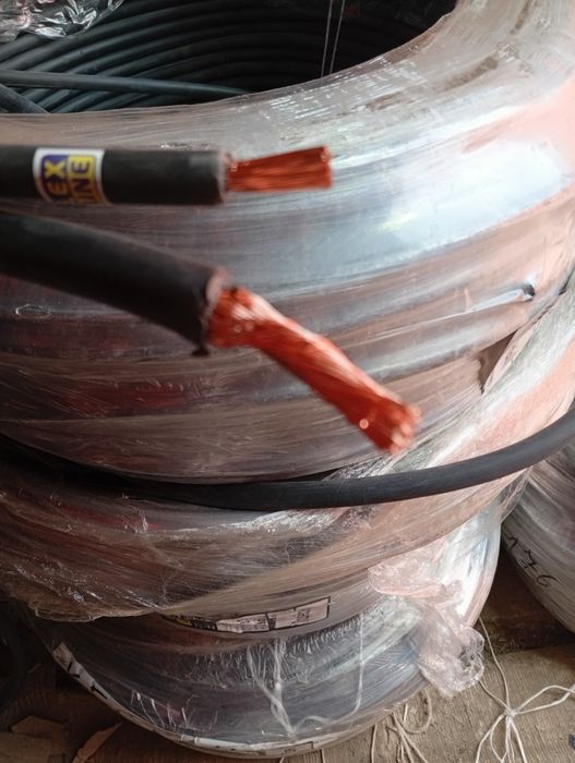 Сварочный кабель гибкий резиновый/новый/дріт зварювальний