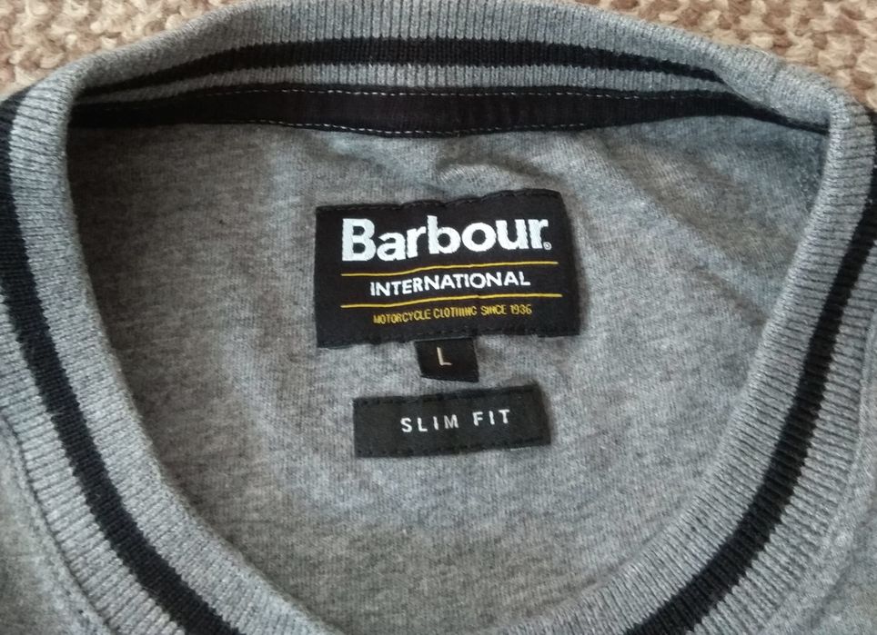 Barbour International футболка slim fit оригінал L