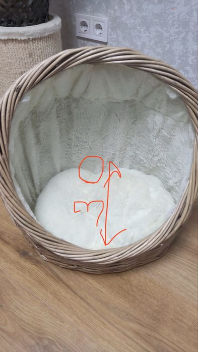 Будинок корзинка для котика