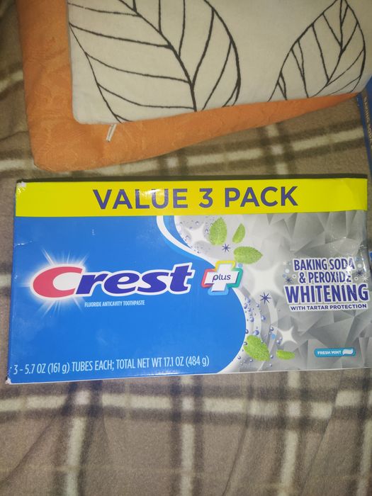 Crest baking soda 161 gr. 3 шт