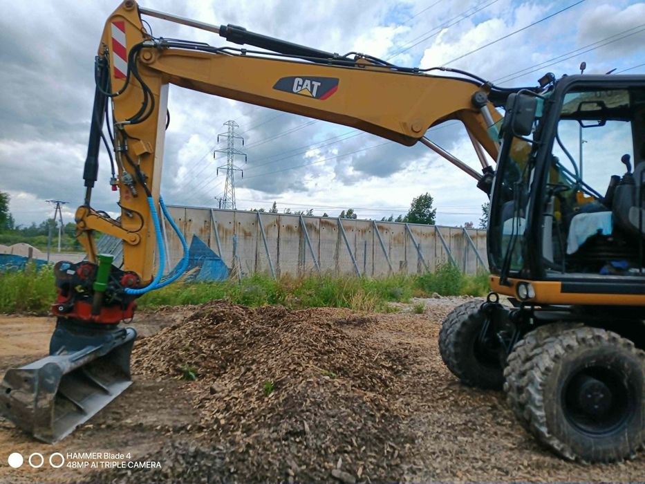 Caterpillar M313D  CAT M313D koparka kołowa glowica rototilt
