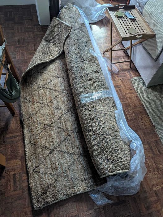 Tapete Kinda 2x3m Novo | Juta e Algodão