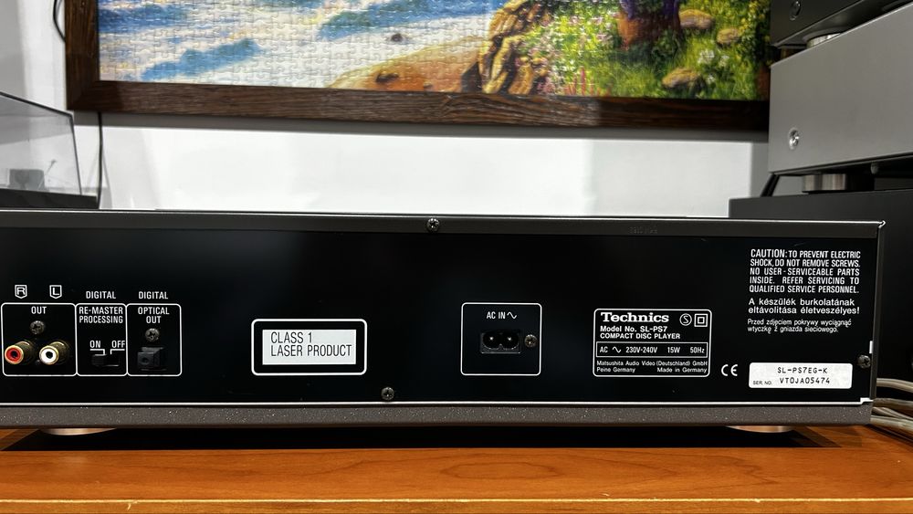 Leitor de CD Technics SL-PS7