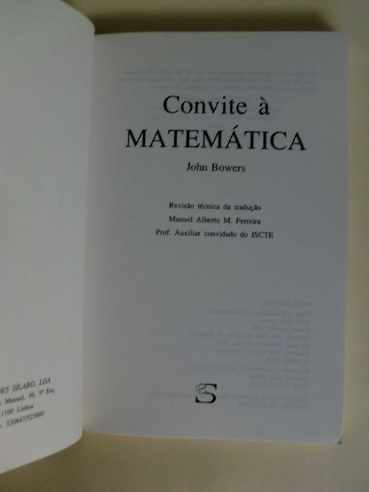 Convite à Matemática
de John Bowers
