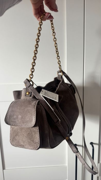 Сумка у стилі Chanel натуральна шкіра Zara