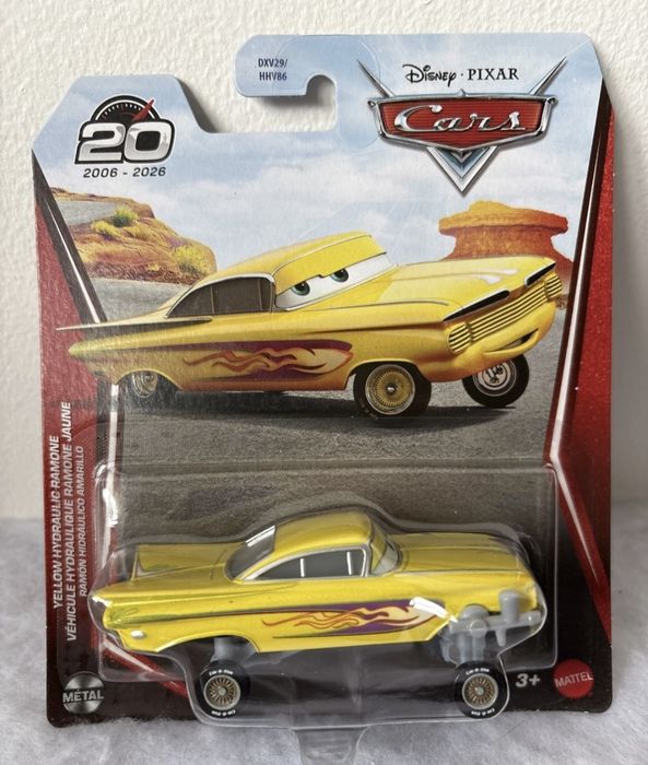 Yellow Hydraulic Ramone Cars 20 Anos