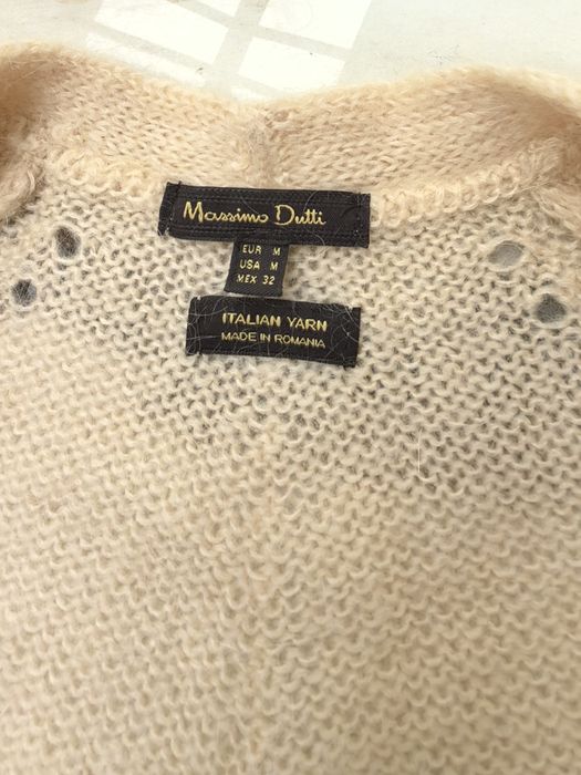 Massimo dutti kardigan moher wełna