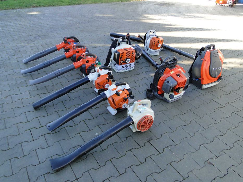 Dmuchawa spalinowa do trawy liści śniegu plecakowa STIHL Husqvarna