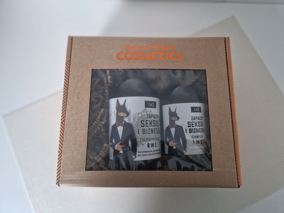 Zestaw kosmetyków LaQ dla chłopaka/mężczyzny, żel pod prysznic,szampon