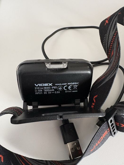 Ліхтар налобний Videx VLF-H025C 310Lm 5000K