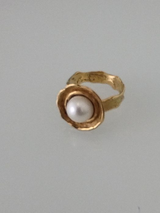 Anel em ouro de 19,2kt