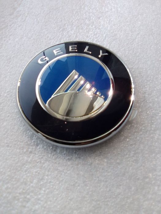 Эмблема решетки радиатора Джили МК (Geely MK) Cross PREMIUM 8см