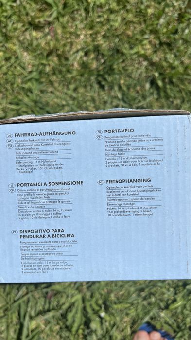 Suporte de bicicteta de teto (novo)